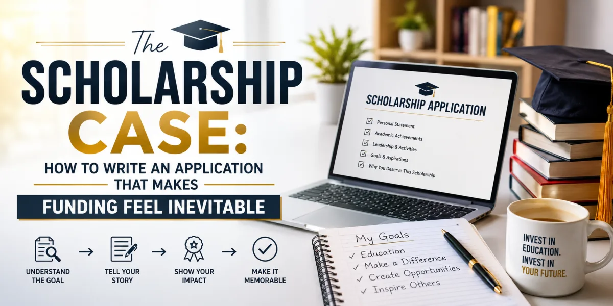 The Scholarship Case: How to Write an Application That Makes Funding Feel Inevitable