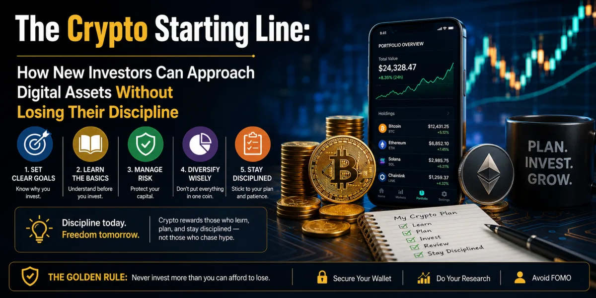 The Crypto Starting Line: How New Investors Can Approach Digital Assets Without Losing Their Discipline