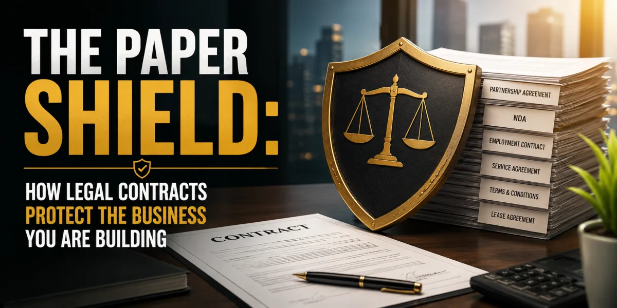 The Paper Shield: How Legal Contracts Protect the Business You Are Building