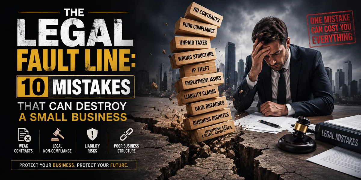The Legal Fault Line: 10 Mistakes That Can Destroy a Small Business