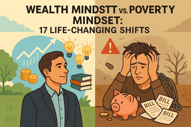 The Wealth Divide: 17 Powerful Mindset Shifts That Separate the Rich from the Poor