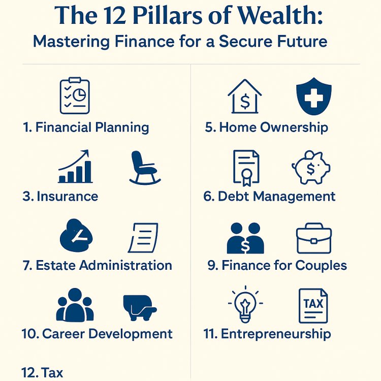 The 12 Pillars of Wealth: Mastering Finance for a Secure Future
