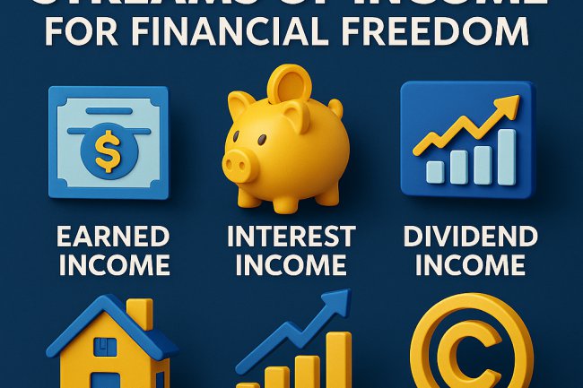 The 6 Major Streams of Income You Should Build for Financial Freedom