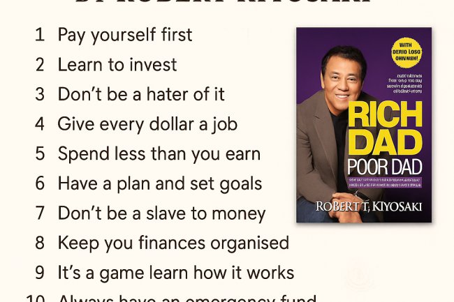 14 Powerful Money Lessons from Rich Dad Poor Dad by Robert Kiyosaki