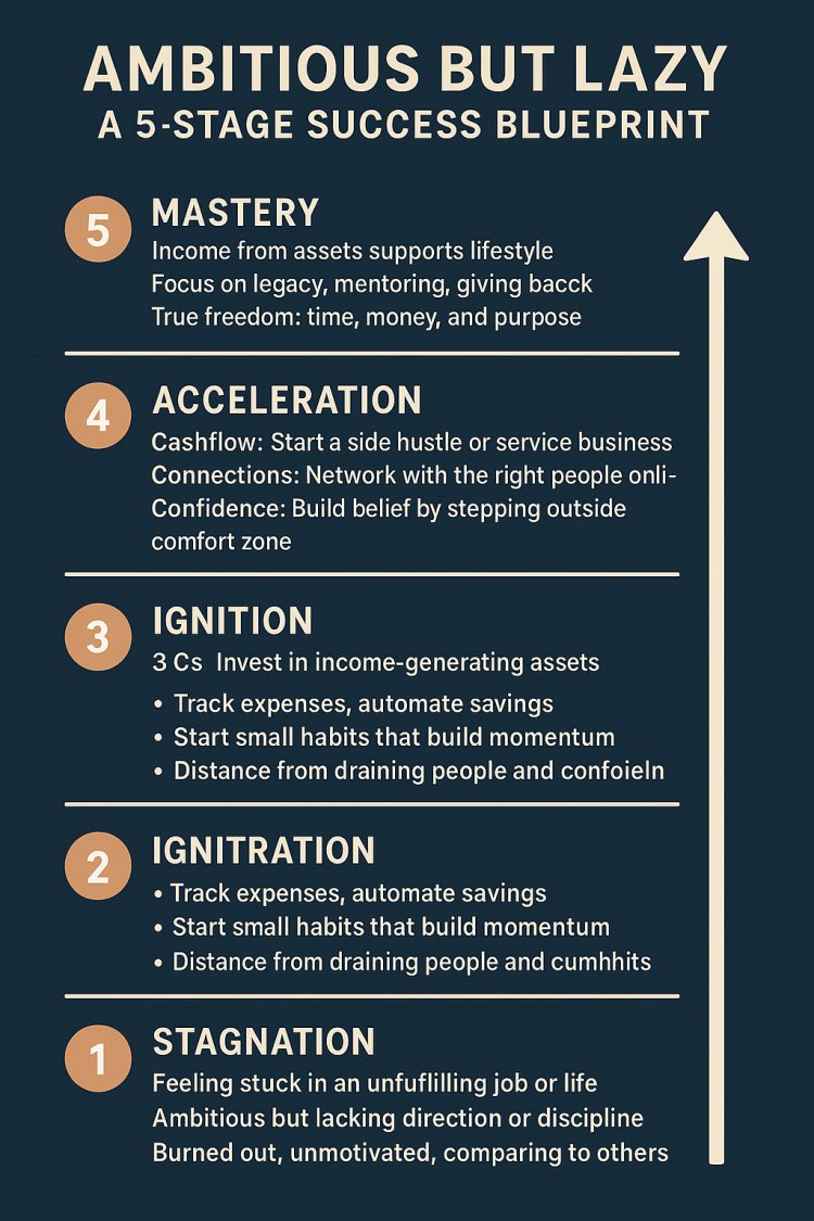 From Ambition to Action: A 5-Stage Blueprint for People Who Feel Stuck, Lazy, or Lost