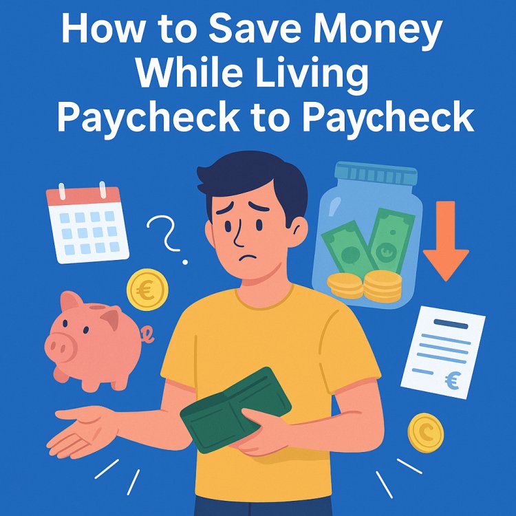 How to Start Saving Money When You’re Living Paycheck to Paycheck