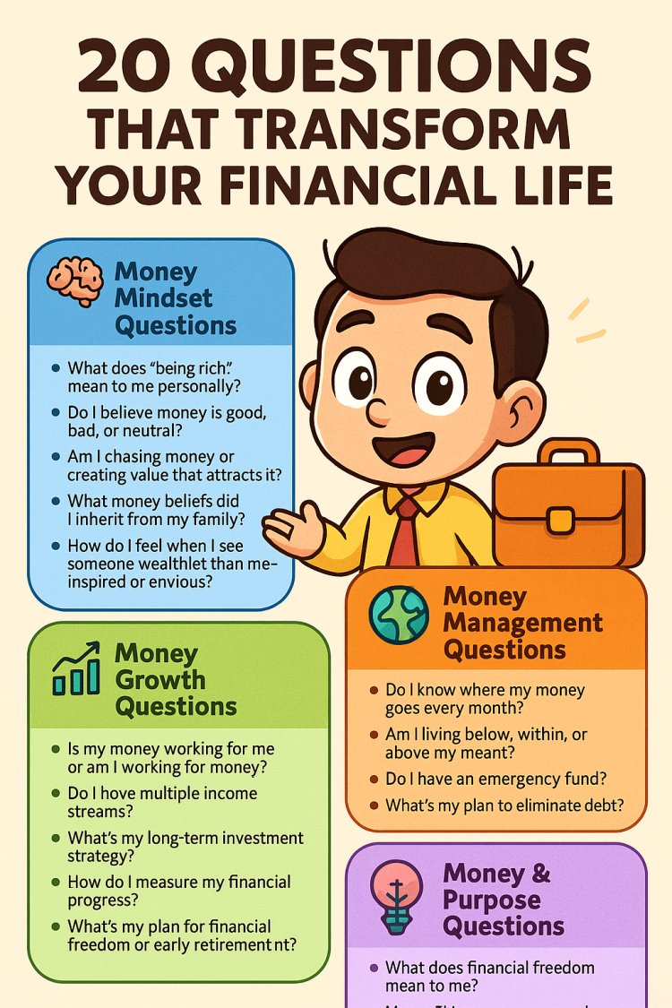 The 20 Major Questions About Money That Can Change Your Financial Life