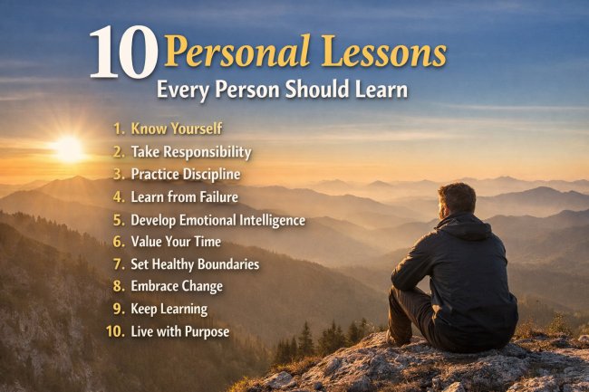 10 Personal Lessons Every Person Should Learn for a Meaningful and Successful Life