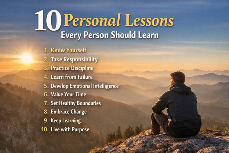 10 Personal Lessons Every Person Should Learn for a Meaningful and Successful Life