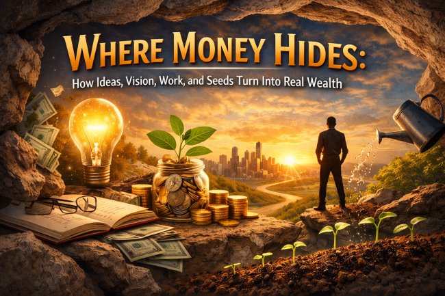 Where Money Hides: How Ideas, Vision, Work, and Seeds Turn Into Real Wealth