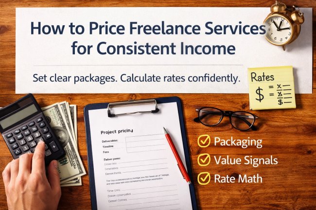 How to Price Freelance Services for Consistent Income
