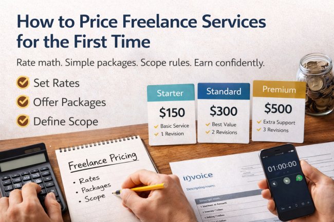 How to Price Freelance Services for the First Time