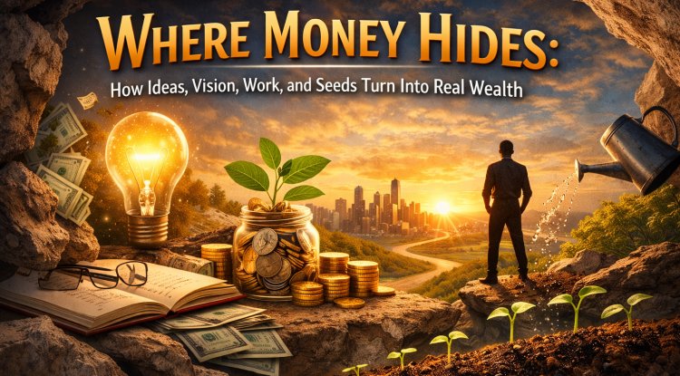 Where Money Hides: How Ideas, Vision, Work, and Seeds Turn Into Real Wealth