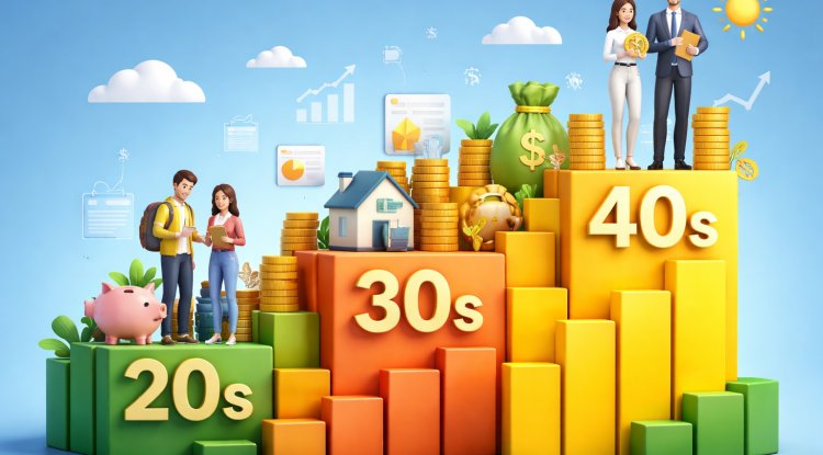 Your Financial Journey by Decade: A Complete Guide to Building Wealth in Your 20s, 30s, and 40s