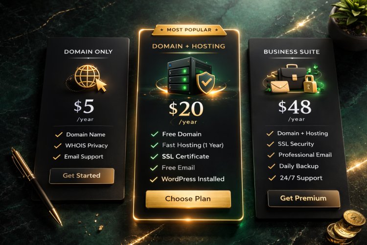 Why Every Entrepreneur Needs a Domain Name in 2026 — And How to Get One for $5